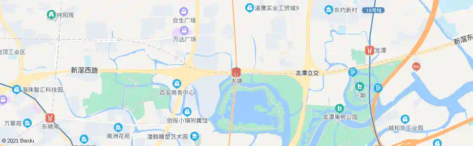 广州大塘_公交站地图_广州公交_妙搜公交查询2025