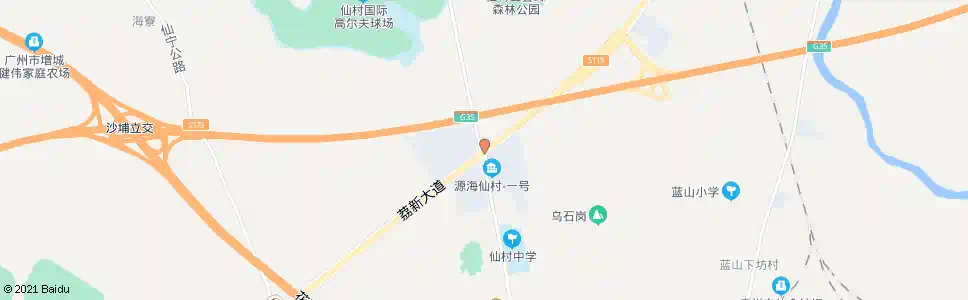 广州仙村路口_公交站地图_广州公交_妙搜公交查询2025