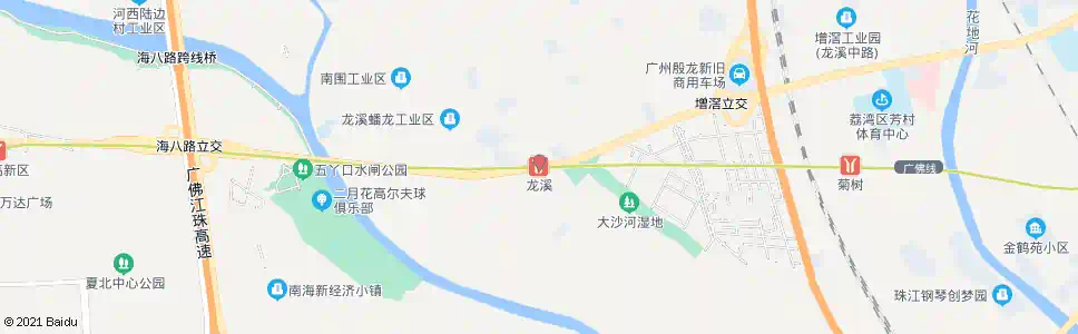 广州地铁龙溪站_公交站地图_广州公交_妙搜公交查询2025