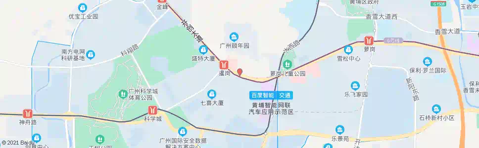 广州地铁暹岗村_公交站地图_广州公交_妙搜公交查询2025