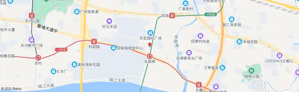 广州车陂总站(车陂公交场)_公交站地图_广州公交_妙搜公交查询2025