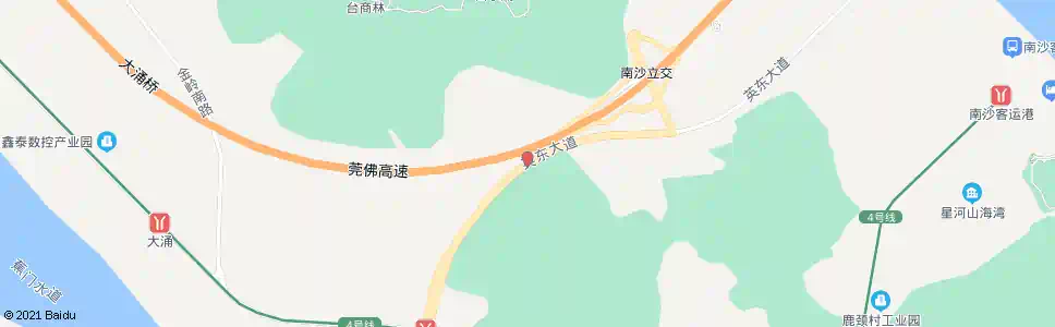 广州深湾村_公交站地图_广州公交_妙搜公交查询2025