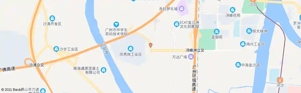 广州泌冲社区_公交站地图_广州公交_妙搜公交查询2025