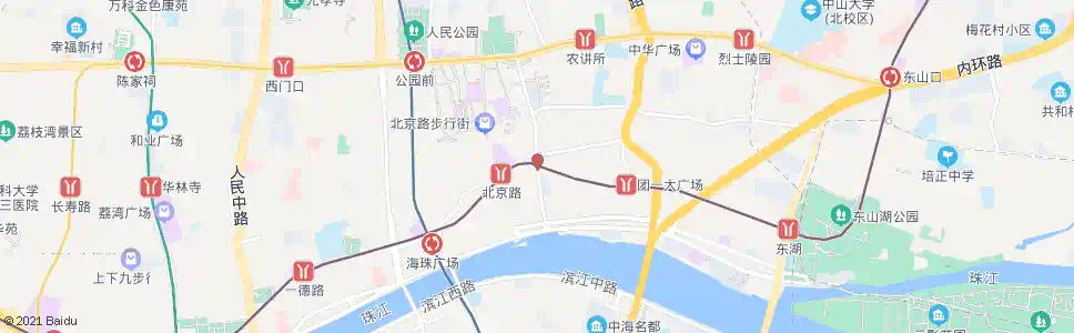 广州珠光路总站_公交站地图_广州公交_妙搜公交查询2025