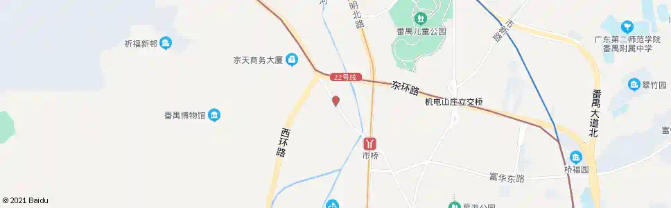 广州丹山村(桥兴大道)_公交站地图_广州公交_妙搜公交查询2025