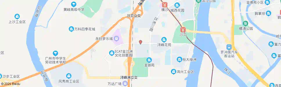 广州沙凤二路_公交站地图_广州公交_妙搜公交查询2025
