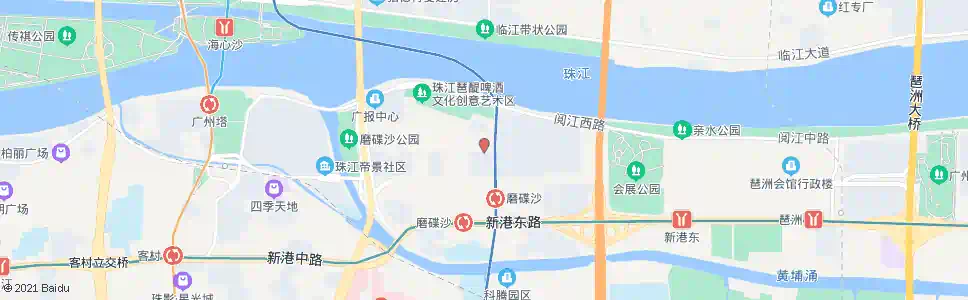 广州阅江路总站(珠江啤酒厂)_公交站地图_广州公交_妙搜公交查询2025