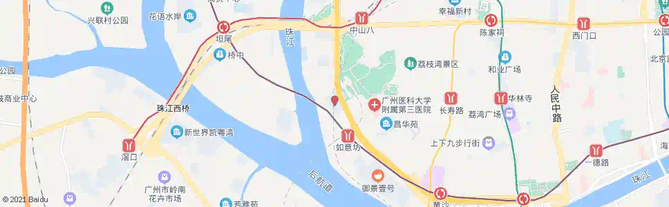 广州西槎电器城_公交站地图_广州公交_妙搜公交查询2025