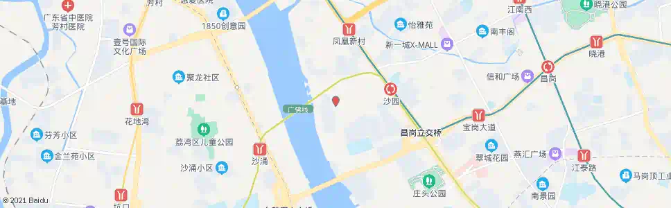 广州光大花园_公交站地图_广州公交_妙搜公交查询2025