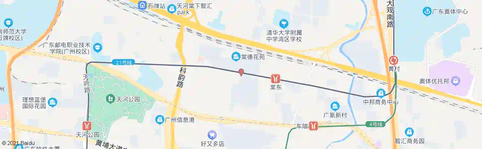 广州棠东牌坊总站_公交站地图_广州公交_妙搜公交查询2025