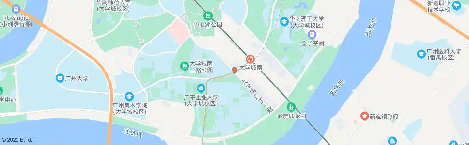 广州广工一路总站_公交站地图_广州公交_妙搜公交查询2025