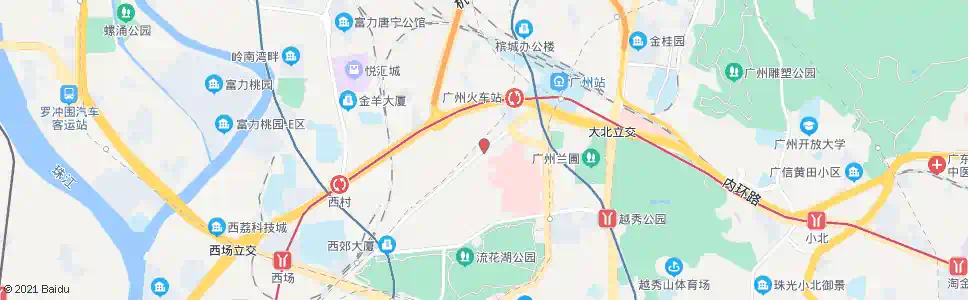 广州站前路公交站_公交站地图_广州公交_妙搜公交查询2025