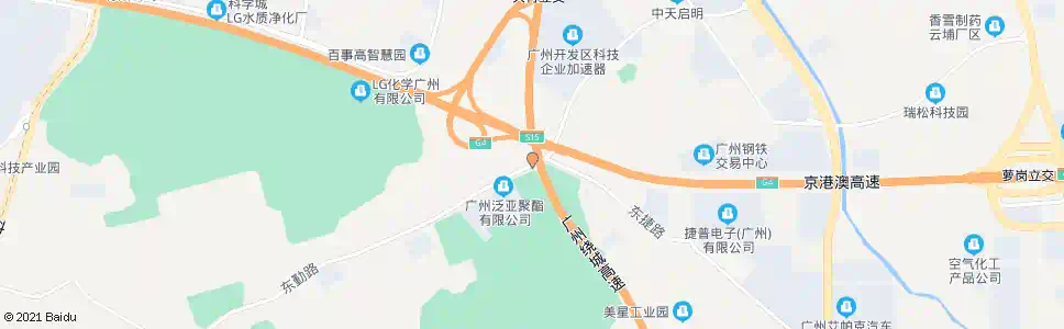 广州岗头_公交站地图_广州公交_妙搜公交查询2025