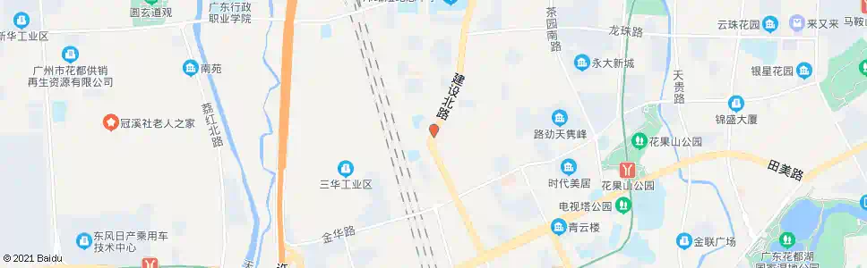 广州三华村_公交站地图_广州公交_妙搜公交查询2025