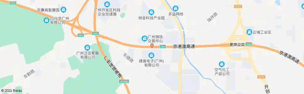 广州东明二路_公交站地图_广州公交_妙搜公交查询2025