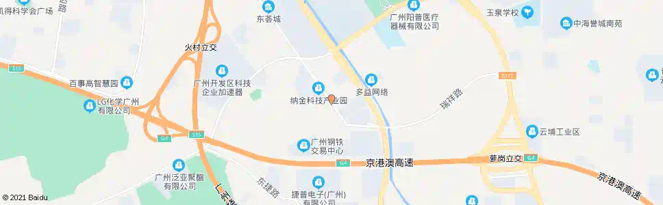 广州瑞和路南_公交站地图_广州公交_妙搜公交查询2025