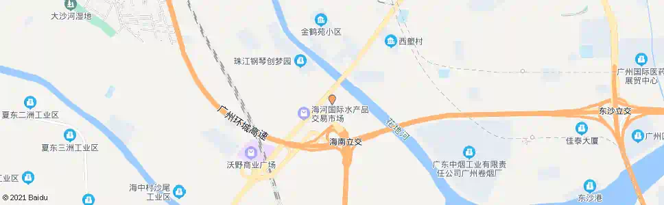 广州海南南丫村口_公交站地图_广州公交_妙搜公交查询2025