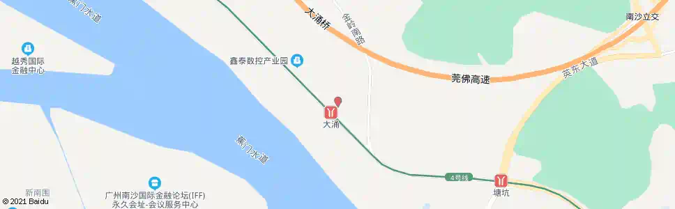 广州大涌东路总站_公交站地图_广州公交_妙搜公交查询2025