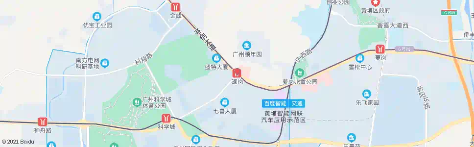广州地铁暹岗站_公交站地图_广州公交_妙搜公交查询2025