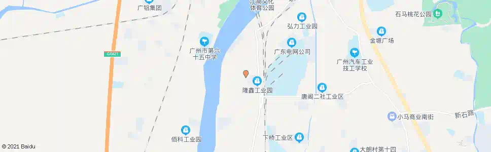广州龙湖工业区总站_公交站地图_广州公交_妙搜公交查询2025