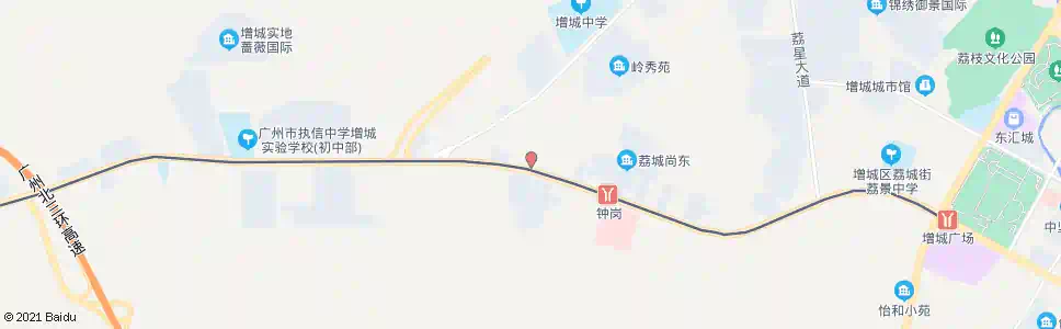 广州钟岗村_公交站地图_广州公交_妙搜公交查询2025