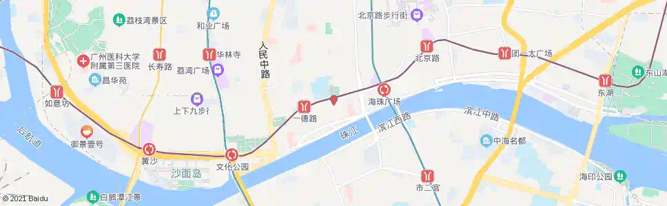广州一德中_公交站地图_广州公交_妙搜公交查询2025