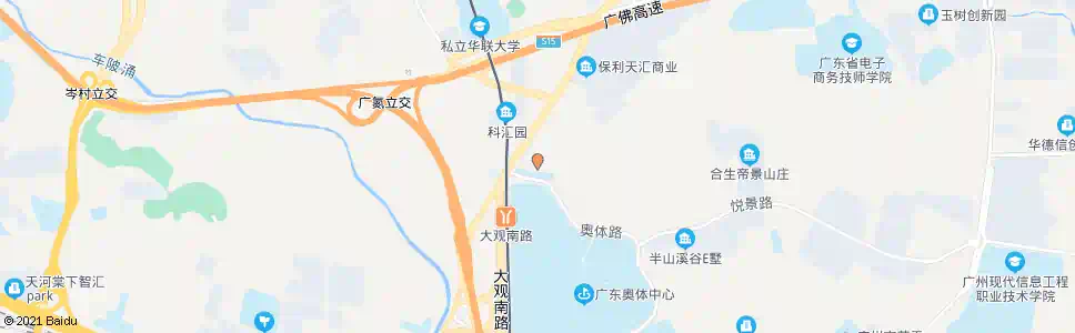 广州航天奇观_公交站地图_广州公交_妙搜公交查询2025