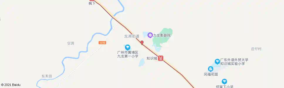 广州荷棠下村_公交站地图_广州公交_妙搜公交查询2025