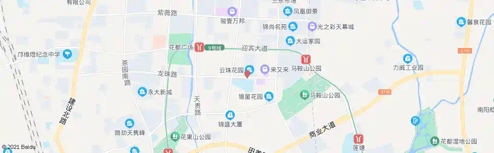 广州云山中学(曙光路)_公交站地图_广州公交_妙搜公交查询2025