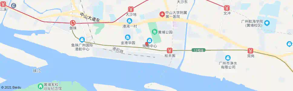 广州黄埔港总站_公交站地图_广州公交_妙搜公交查询2025