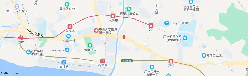 广州BRT乌冲_公交站地图_广州公交_妙搜公交查询2025