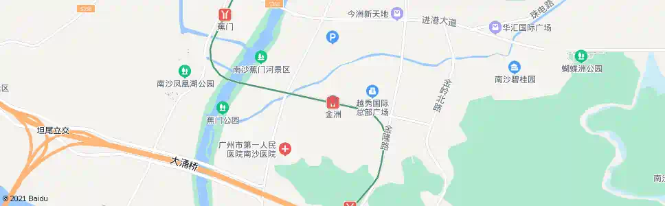 广州金洲_公交站地图_广州公交_妙搜公交查询2025