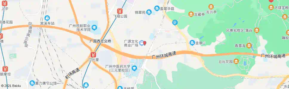 广州景泰直街总站_公交站地图_广州公交_妙搜公交查询2025