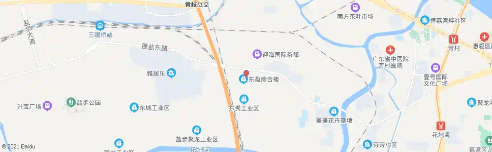 广州盐步路口_公交站地图_广州公交_妙搜公交查询2025
