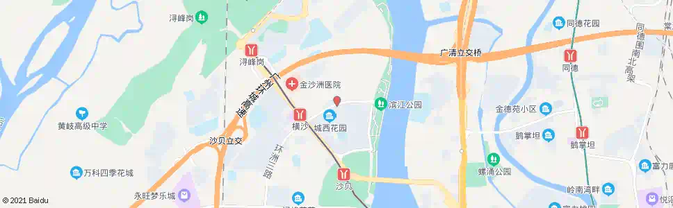 广州城西花园总站_公交站地图_广州公交_妙搜公交查询2025