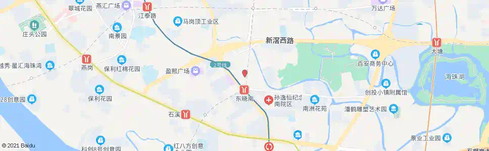广州瑞南路_公交站地图_广州公交_妙搜公交查询2025