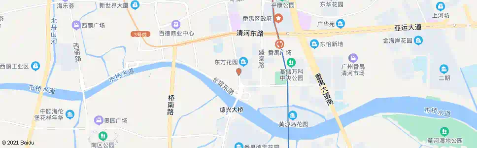 广州东方花园_公交站地图_广州公交_妙搜公交查询2025