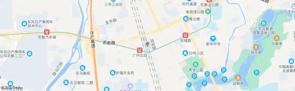 广州大学城北站_公交站地图_广州公交_妙搜公交查询2025