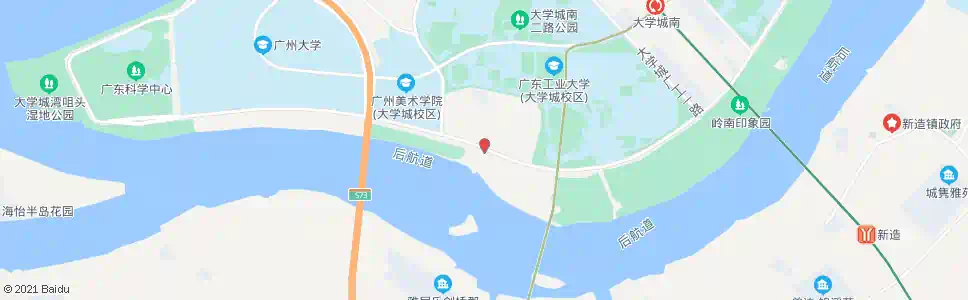 广州外环西路_公交站地图_广州公交_妙搜公交查询2025