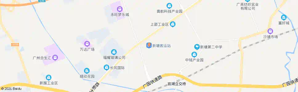 广州新塘汽车客运站_公交站地图_广州公交_妙搜公交查询2025