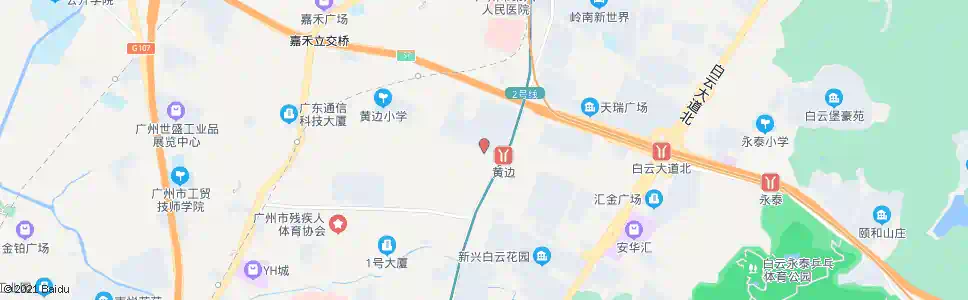 广州黄边北路_公交站地图_广州公交_妙搜公交查询2025