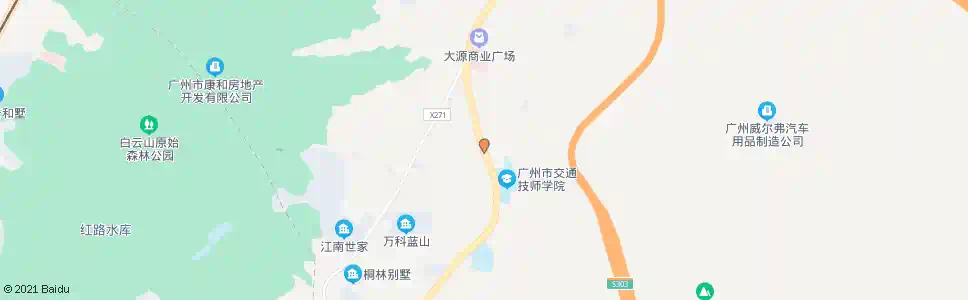 广州友好老年公寓_公交站地图_广州公交_妙搜公交查询2025