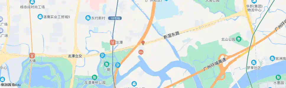 广州新滘东路中_公交站地图_广州公交_妙搜公交查询2025