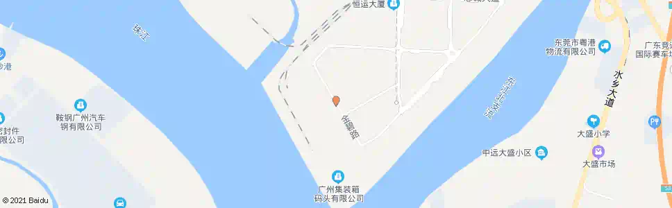 广州开发区总站(新港码头)_公交站地图_广州公交_妙搜公交查询2025