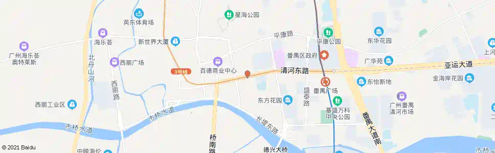广州何贤医院(清河东路)_公交站地图_广州公交_妙搜公交查询2025