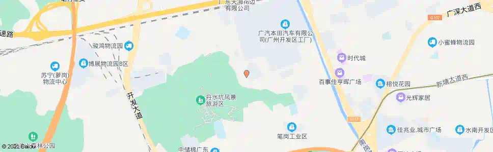 广州笔岗村口_公交站地图_广州公交_妙搜公交查询2025