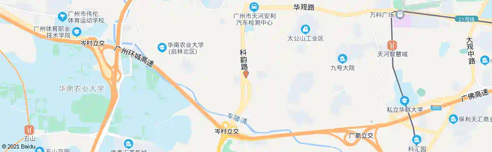 广州岑村总站_公交站地图_广州公交_妙搜公交查询2025
