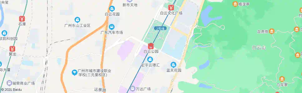 广州白云公园站_公交站地图_广州公交_妙搜公交查询2025