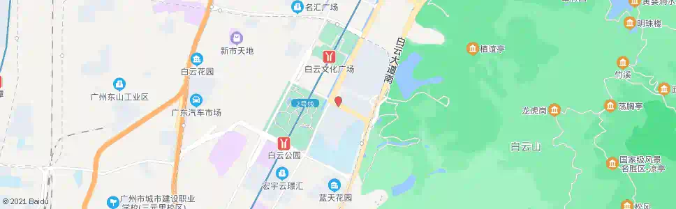 广州云城中一路_公交站地图_广州公交_妙搜公交查询2025