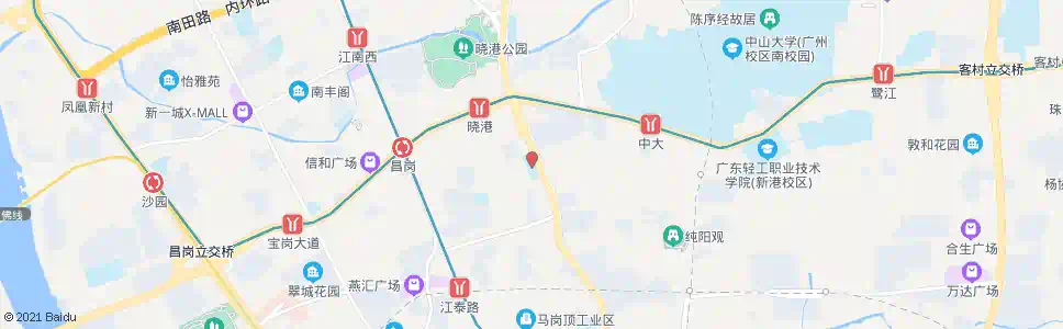 广州九十七中学_公交站地图_广州公交_妙搜公交查询2025